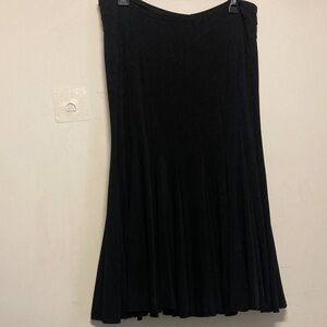 DSTUDIO/Elegant Black Pleated Skirt